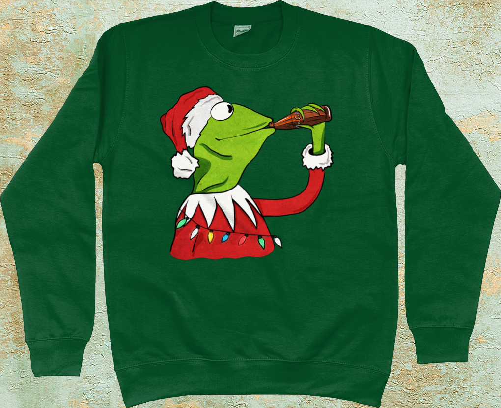 Kermit Santa Sweater