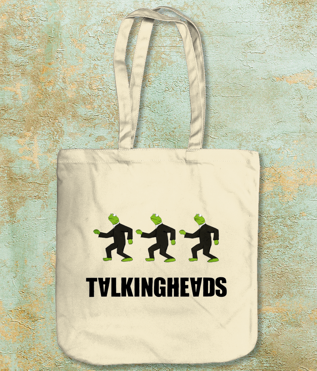 Talking Heads Kermit Parody Tote Bag