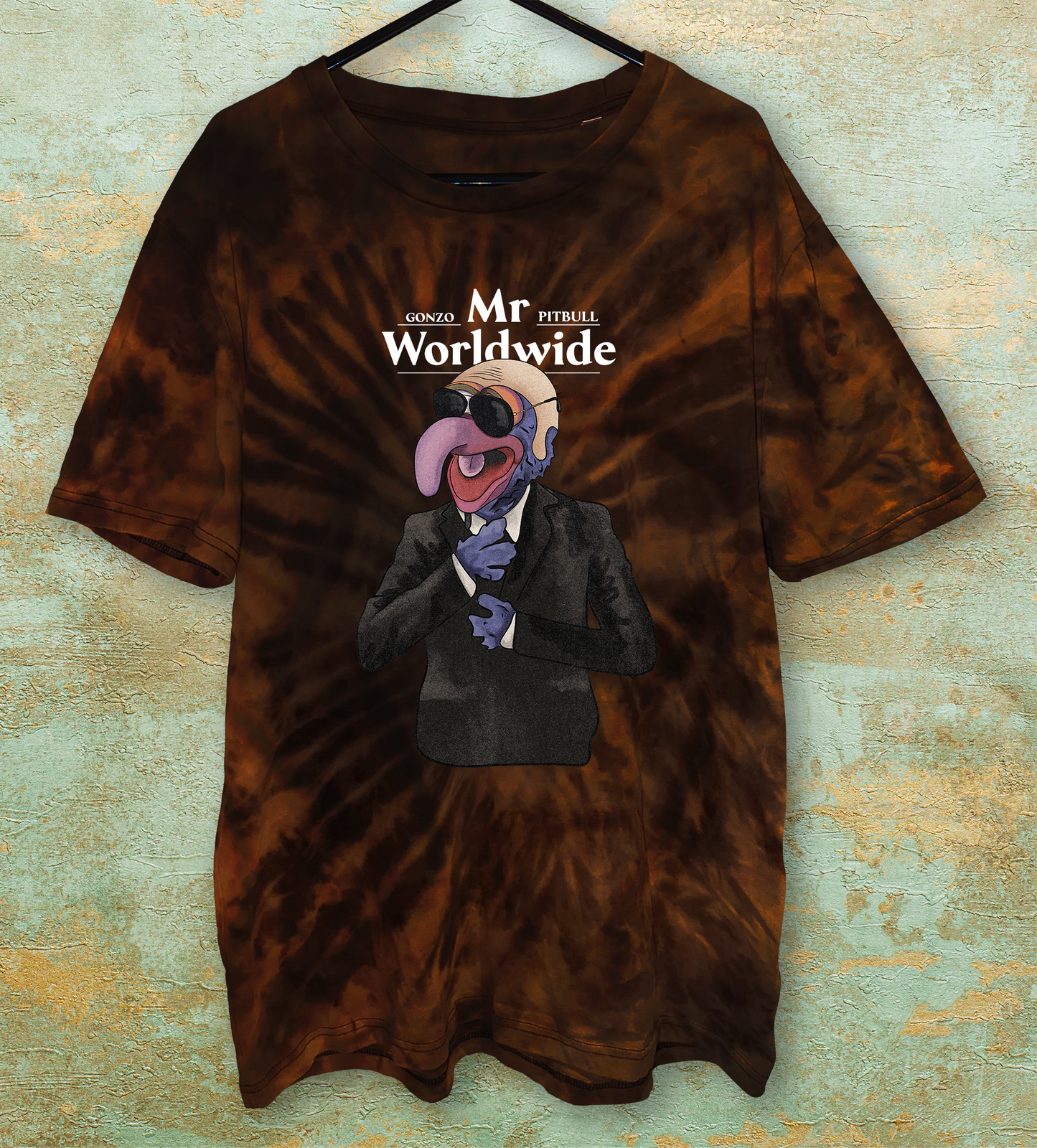 Pitbull 'Mr Worldwide' Muppets Parody Shirt