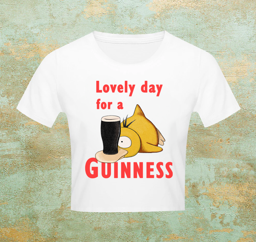 Psyduck Guinness Ad Parody Baby Tee
