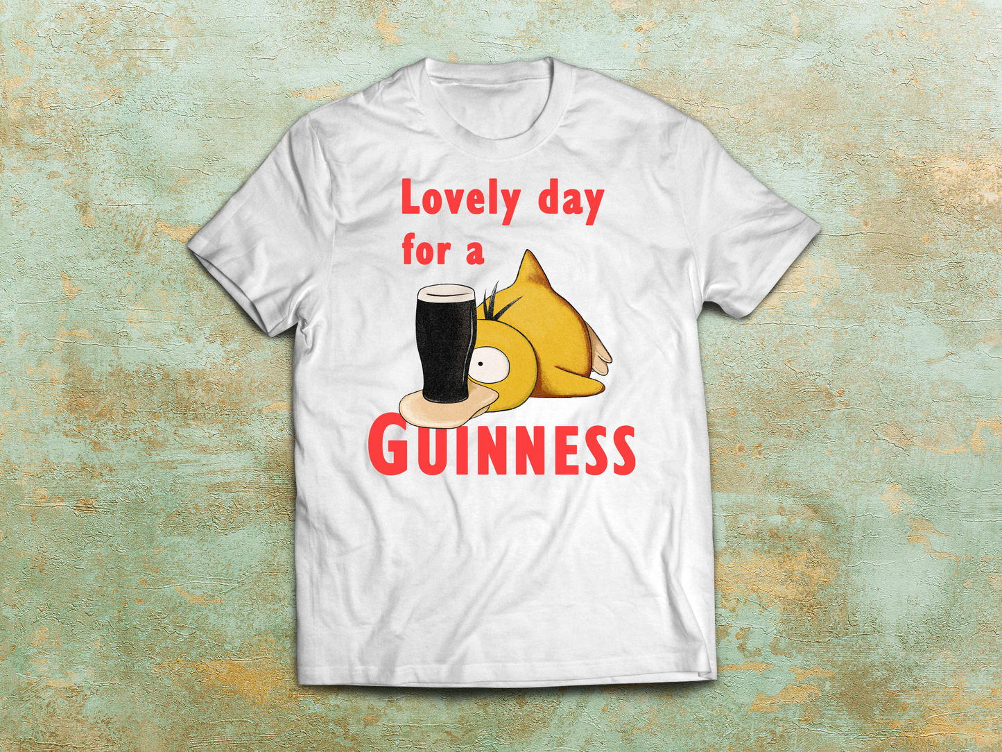 Psyduck Guinness Ad Parody Tee