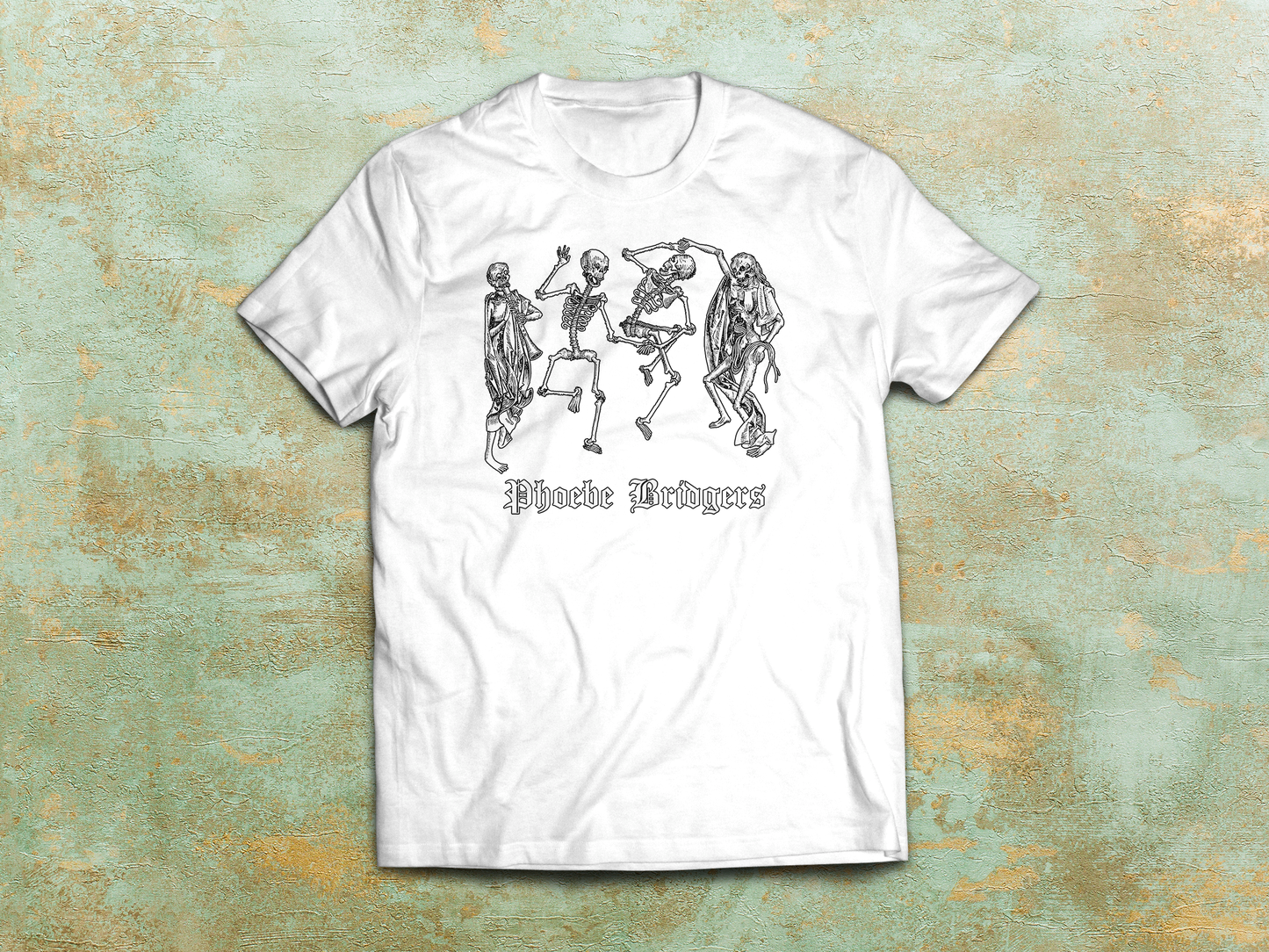 Phoebe Bridgers Dancing Skeleton Graphic Shirt