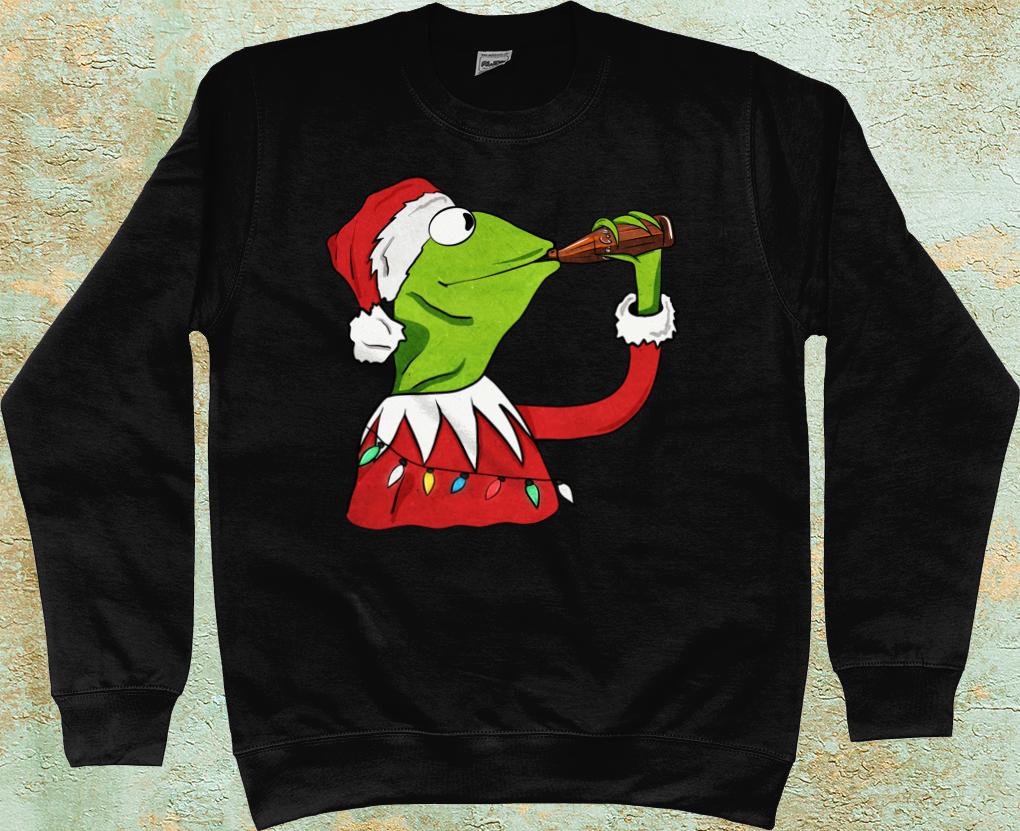 Kermit Santa Sweater