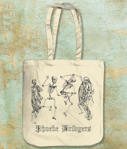 Phoebe Bridgers Dancing Skeleton Tote Bag