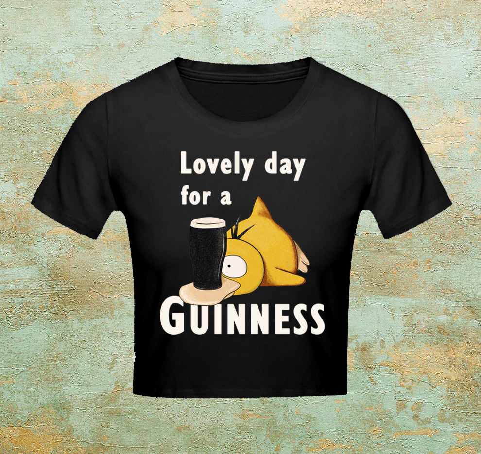 Psyduck Guinness Ad Parody Baby Tee