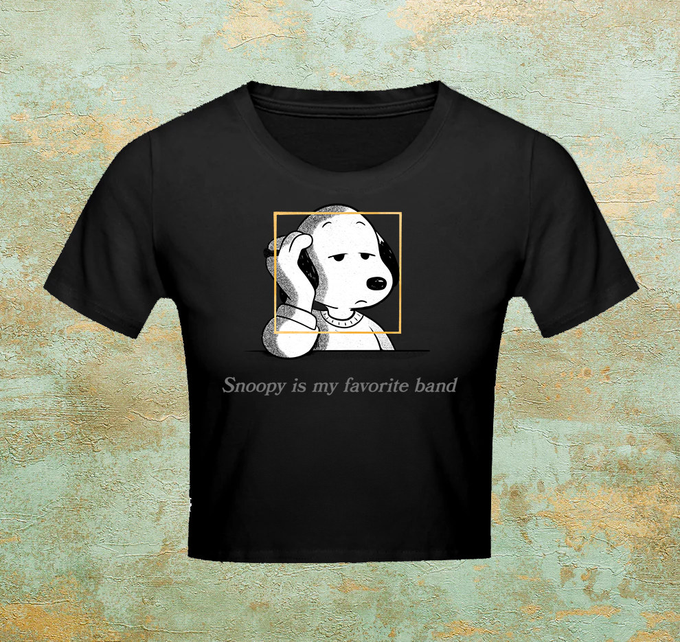 Snoopy is my favorite band Baby Tee