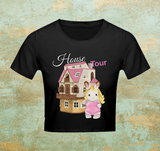 Sylvanian Family House Tour Parody Baby Tee