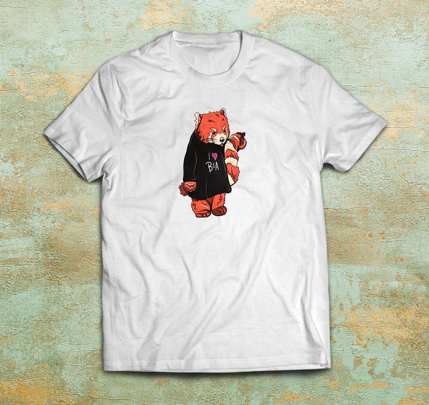 Beabadoobee 'I Heart Bea' Red Panda Shirt